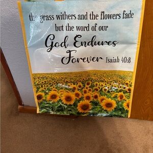 Inspirational Sunflower Wall Decor